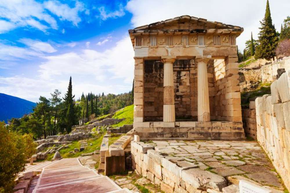 The Athenian Treasury, Delphi